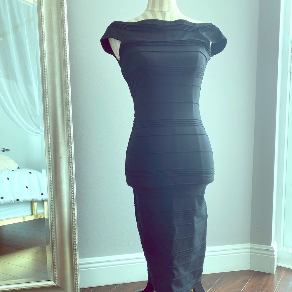 Ted baker black Bardot dress